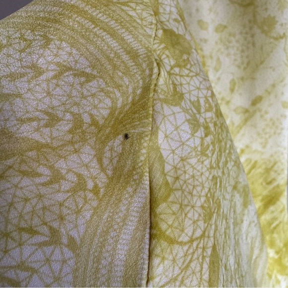 All Saints Bryony Estrella Midi Slip Dress Zest Yellow Bias Cut Sleeveless - Picture 10 of 15